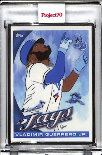 2021 TOPPS PROJECT 70 #409 VLADIMIR GUERRERO JR. BRITTNEY PALMER AP SILVER 2/51