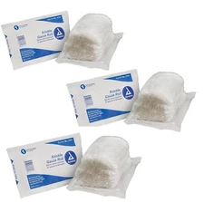 Dynarex Fluff Bandage Roll Gauze 6-Ply 4.5'' X 4.1 Yard Roll Sterile -Pack of 6