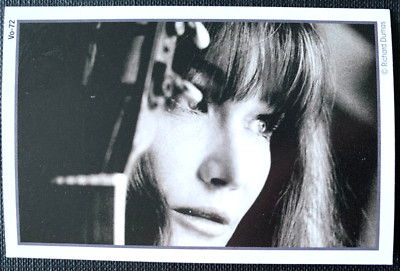 CARLA BRUNI TOP MODEL CHANSON RARE VINTAGE 80er SAMMLER FRANZÖSISCHE TRADING CARD