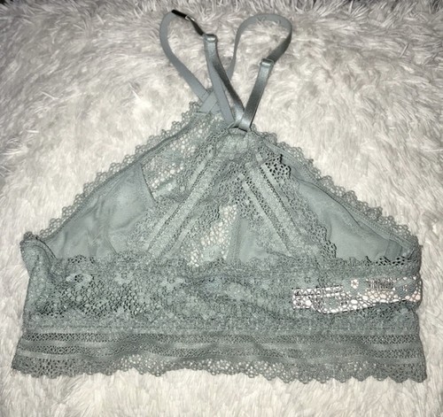 Victoria's Secret Pink High Neck Halter Unlined Bralette Bra Size Xsmall. NWT - Picture 7 of 8