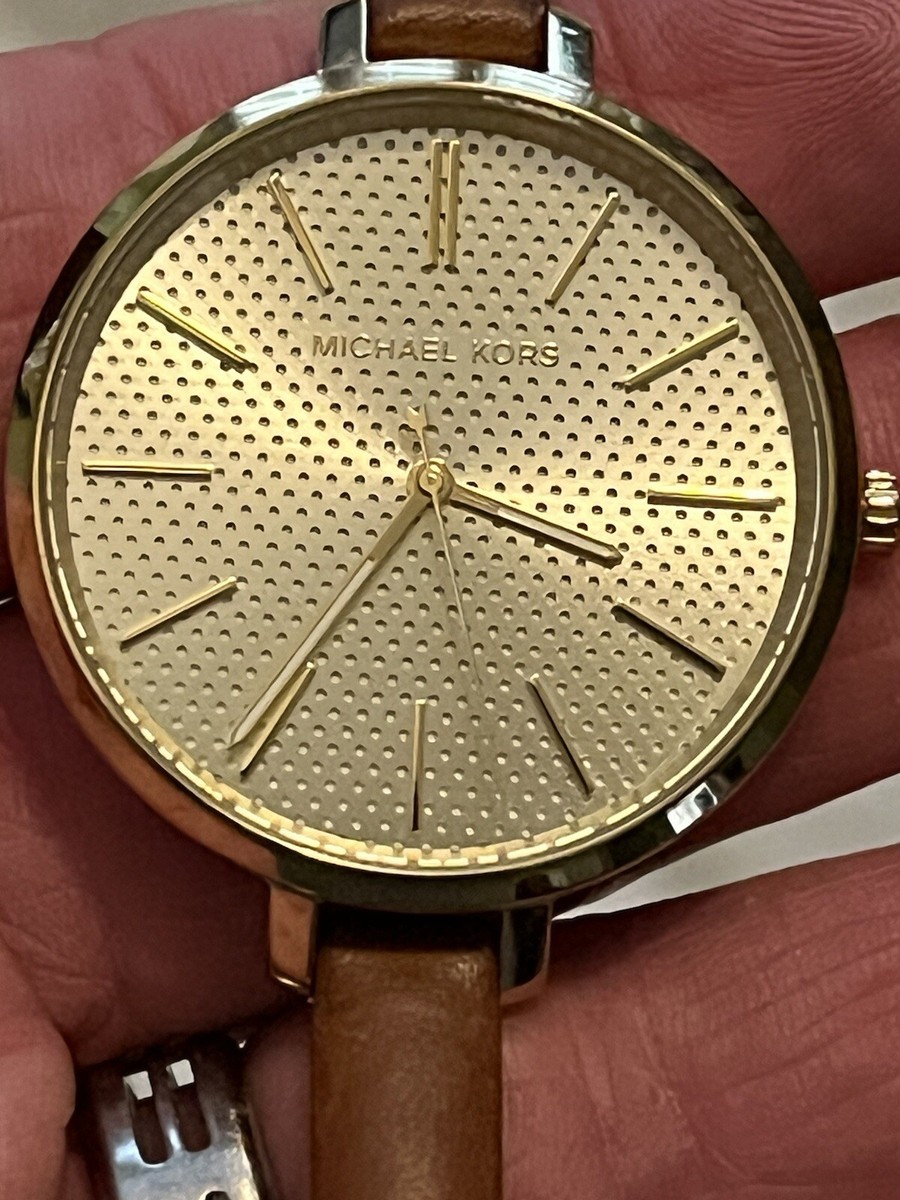 Michael Kors Tan & Gold Wrap Watch Michael Kors | Accessories | Michael Kors Double Wrap Gold  main image 4