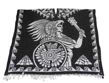 Mexican Poncho Aztec Warrior Sacrifice Unisex Adult