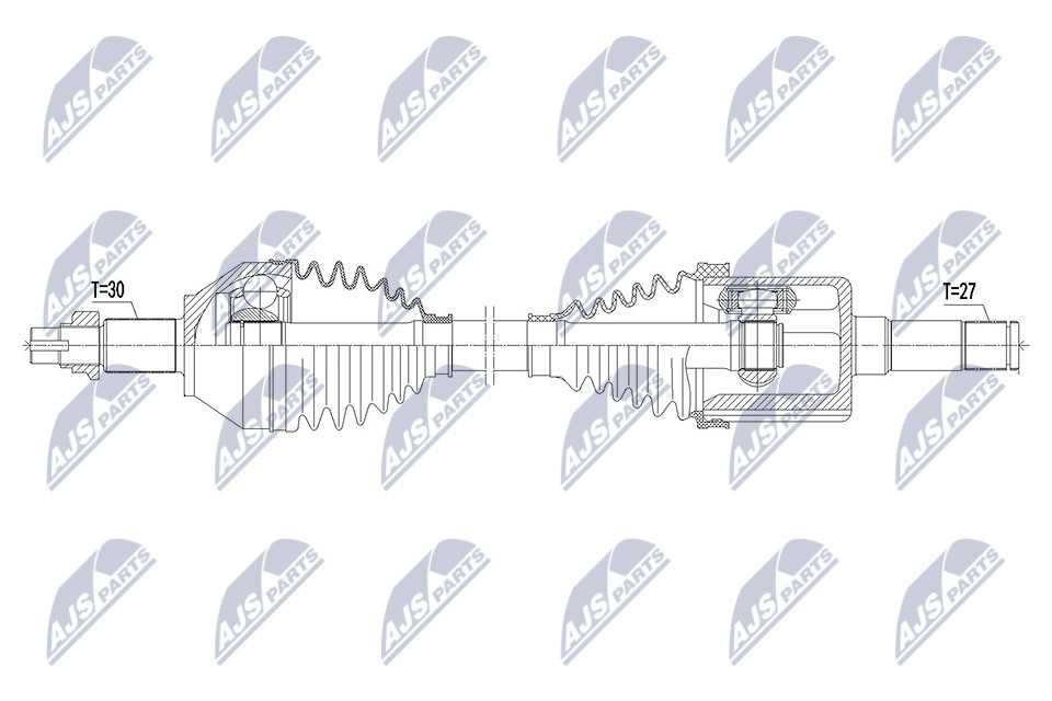 NPW-AR-008 NTY Drive Shaft for ALFA ROMEO