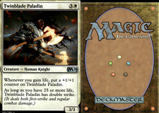Magic the Gathering -MTG-Twinblade Paladin