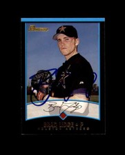 Brad Lidge Hand Signed 2001 Bowman Draft Houston Astros Autograph