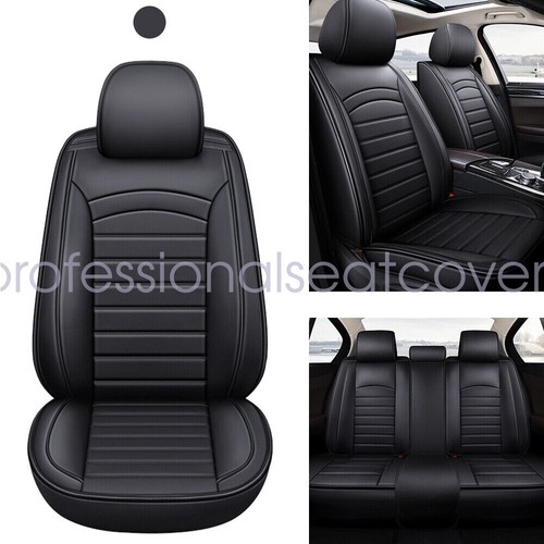 Car Full Surround Set 5-Seat Cover Faux Leather Cushion Pad Covers For Niss - Bild 11 von 19
