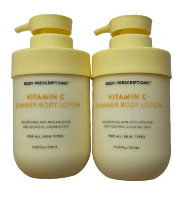 Body Prescriptions Vitamin C Shimmer Bodylotion 2er Pack 2x 570ml alle Hauttypen