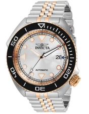 Invicta Pro Diver Sea Wolf Automatic Mens 47mm Silver Dial Stainless Watch 30419