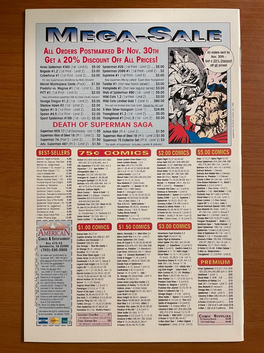Vampirella #1 (1992, Harris Comics) First Full Color Issue #KRC51