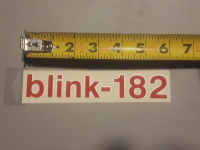 Super Rare Early blink 182 decal From The 90s Vintage 