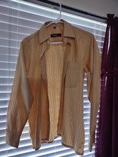 Super Shirts White/Orange Button-Down Shirt 38cm 