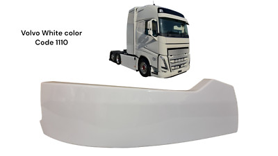 Spoiler Pare-chocs Avant Pour Volvo FH4 Euro6 - Lèvre Inférieure Blanche Peinte - Pièce Carrosserie Camion