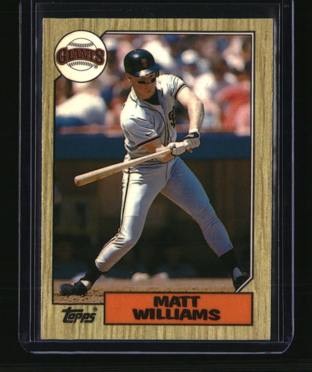 1987 Topps Traded #129T Matt Williams Rookie Limited Edition (Tiffany)
