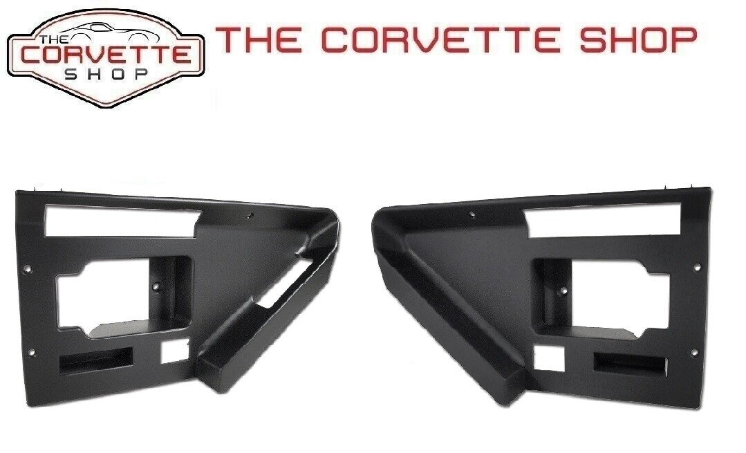 アフトコ、アウトリガー、パーツ C4 Corvette Door Open Latch Bezel Pair 1986-87 w/Power Locks & All