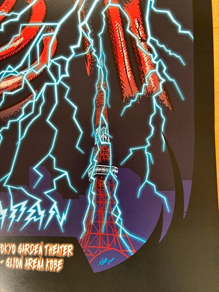 Offspring / Japan Tour 2025 Concert Original Gig Poster 18x24in (457x610mm) - Image 4 of 4