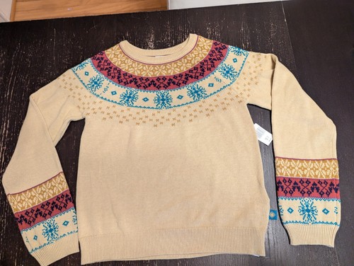 Disney Parks Frozen Knit Sweater Youth Size 13 - 第 1/7 張圖片