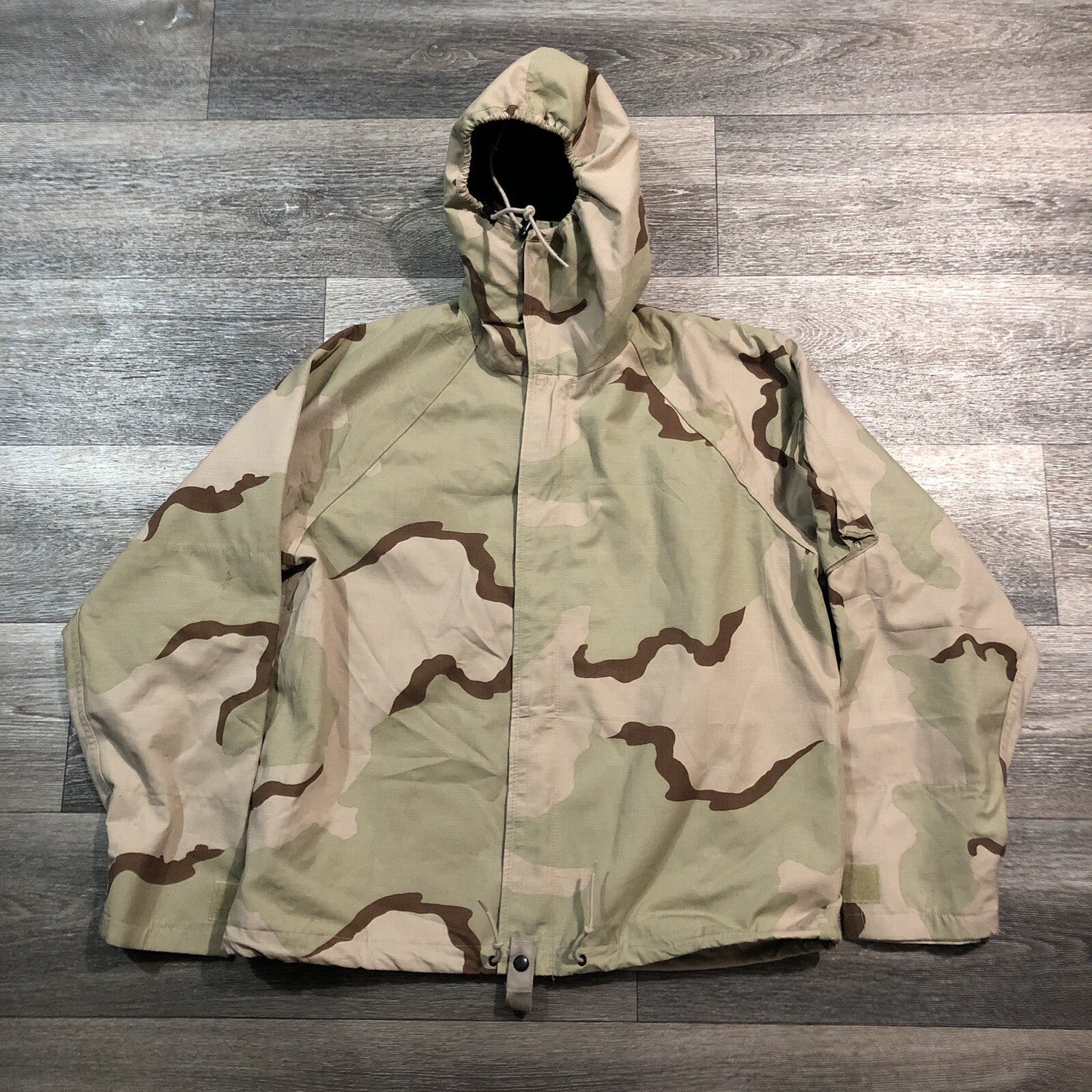 US ARMY Chemical Protective Overgarment NFR Desert Camo Jacket Coat