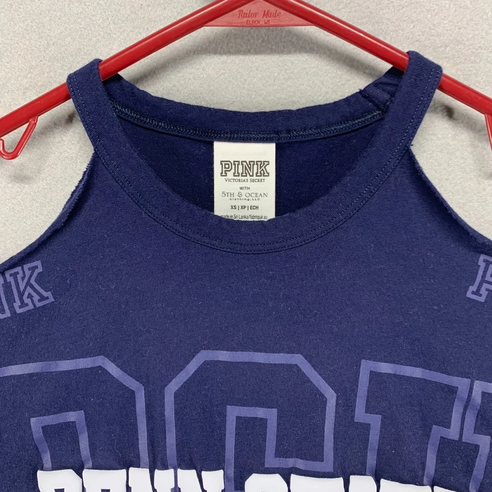 Penn State University Shirt Womens XS Blue Victorias Secret Pink Nittany Lions - Image 4 of 4