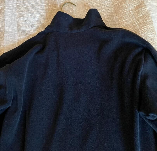 Patagonia Adventure GorpCore Pullover Sweater Jacket Medium Black 1/4 Zip - Picture 5 of 6