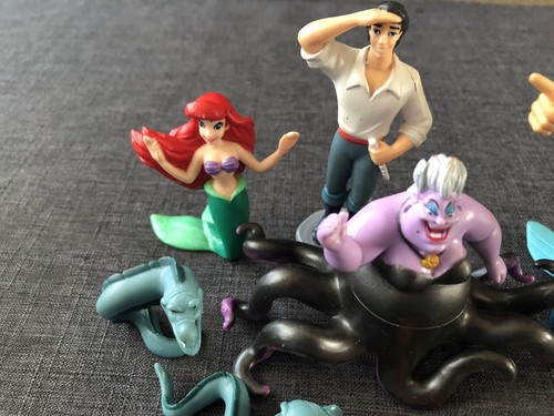 Disney’s THE LITTLE MERMAID Figure Set Mattel 1997 With Ursula, Eels, Sebastian - Picture 5 of 8