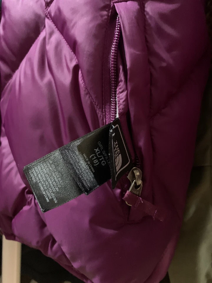 Chaqueta reversible con cremallera completa The North Face 500 para niñas talla XL/TG 16 Foto 3 de 4