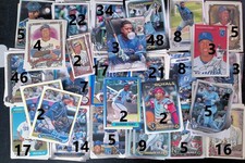 (325) CARD BASE INSERT LOT Salvador Perez Kansas City Royals Venezuela WBC MLB