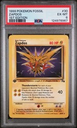 Zapdos 30/62 Fossil 1st Edition Rare