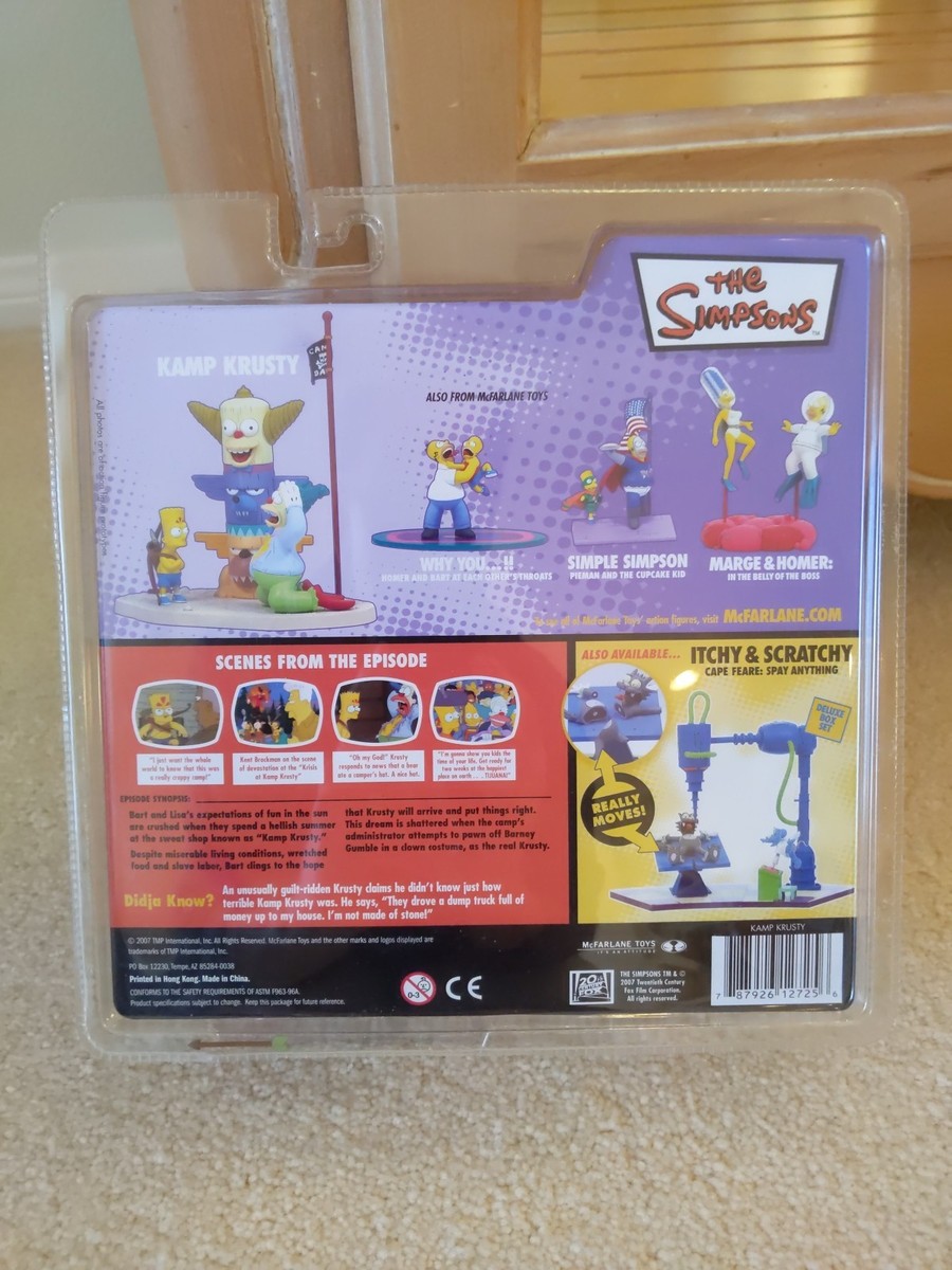 シンプソンズ KAMP KRUSTY フィギュアセット The Simpsons Kamp Krusty Figures Episode 8f24 McFarlane Toys