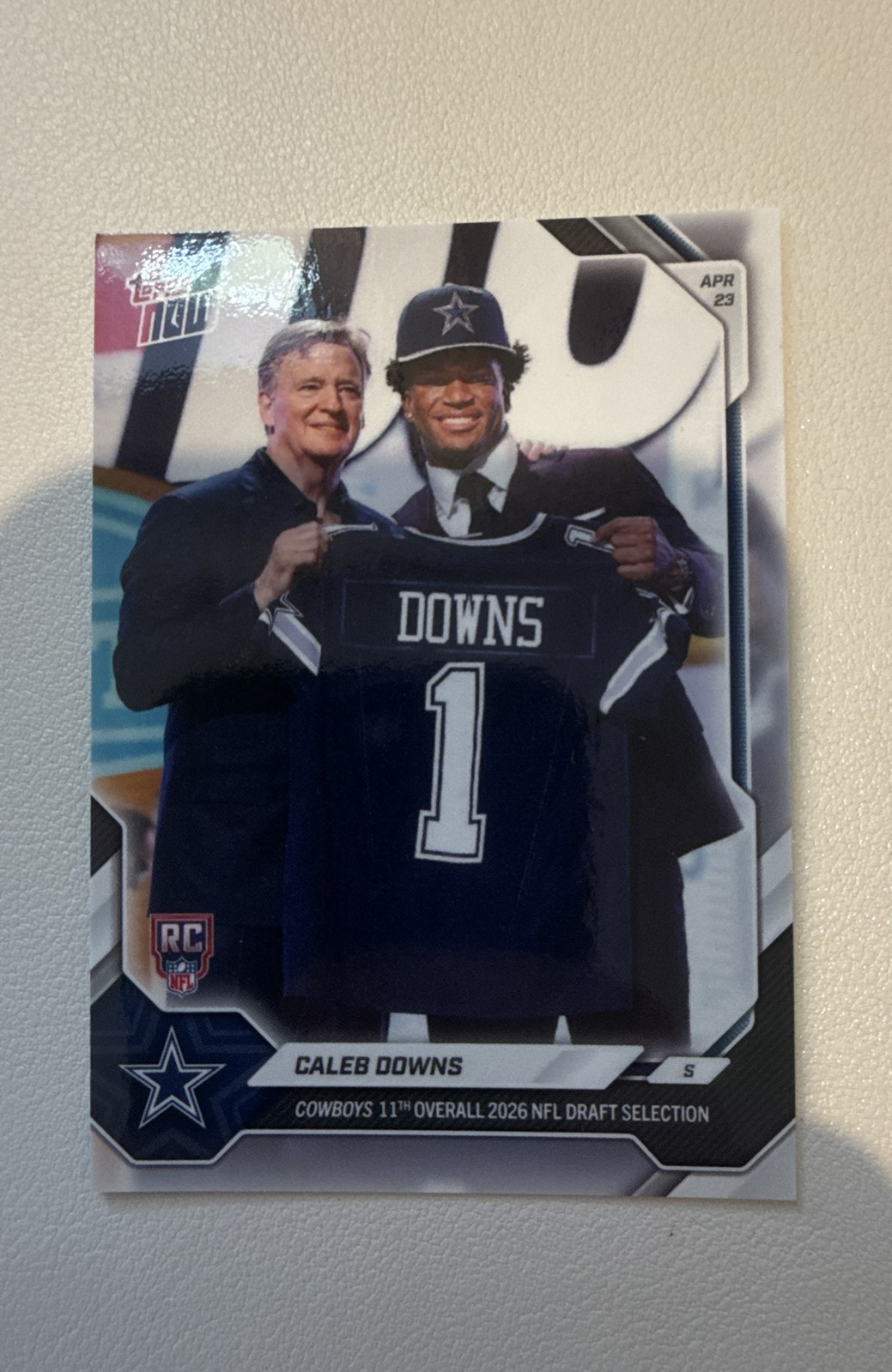 2026 Topps Now Caleb Downs Draft Day Base