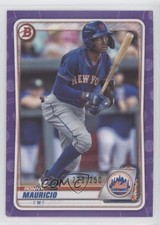2020 Bowman Draft Purple Border 228/250 Ronny Mauricio #BD-199 0v3r