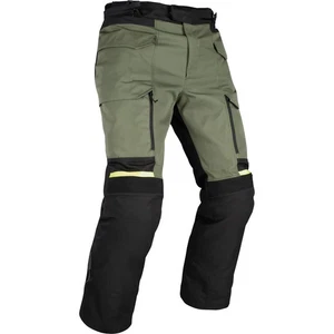 Oxford Rockland Motorcycle Motorbike Textile Trouser Khaki / Black / Fluo Yellow