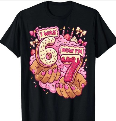 I was 6 Now Im 7 7th Birthday 6 7 Gifft shirt new
