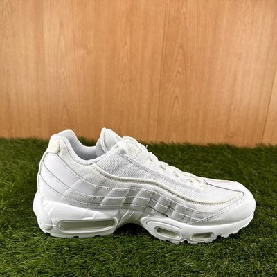 Nike Air Max 95 Essential White Grey Fog Sneakers CT1268-100 Men's