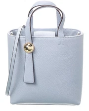 Furla Sfera Vertical Leather Blue Crossbody NWT $258