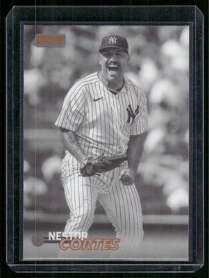 2023 Topps Stadium Club - Nestor Cortes #97 Black & White