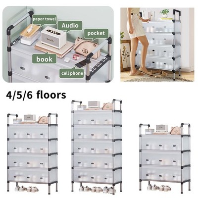 Schuhregal 4/5/6 Ebenen Schuhschrank Schuhablage Schuhständer Schuhaufbewahrung