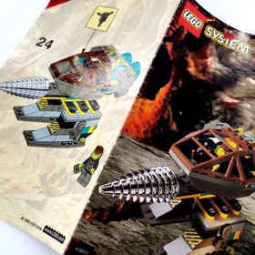 LEGO Rock Raiders: The Granite Grinder 4940 Instructions Manual Booklet Original