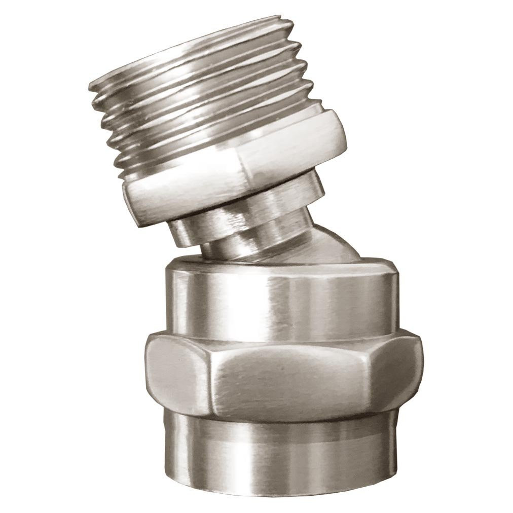 shower head swivel adapter ball joint,showerhead adjustable connector,brushed...