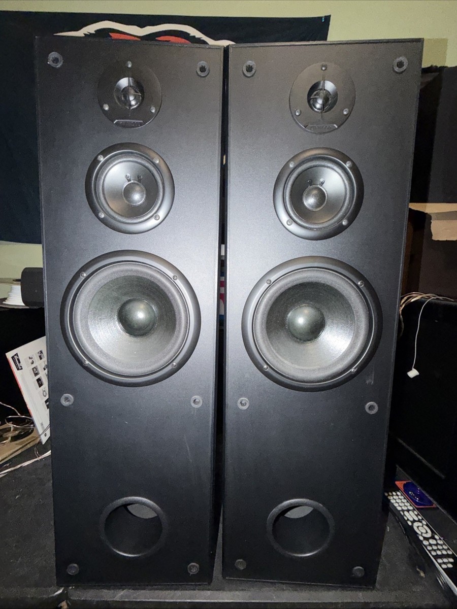 Rare Vintage Kenwood KV-S300 3-Way Floor Speakers 8 ohm/120W USA 