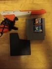 Super Mario Bros. Duck Hunt Nintendo NES Authentic Game And Gun Untested
