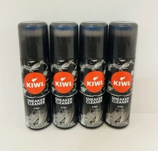 Set Of 4 ~ KIWI ~ Sneaker and Shoe Cleaner 2.5 Oz. can With Scrubber Applicator