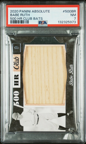 2020 Absolute 500 HR Club Babe Ruth PSA 7 Barnstorming Tour Used Bat Relic Pop 1