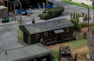 Faller 144107 - 1/87 / H0 Barrack - New