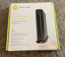 Motorola MG7315 8x4 343 Mbps DOCSIS 3.0 Cable Modem Plus N450 Wi-Fi Router