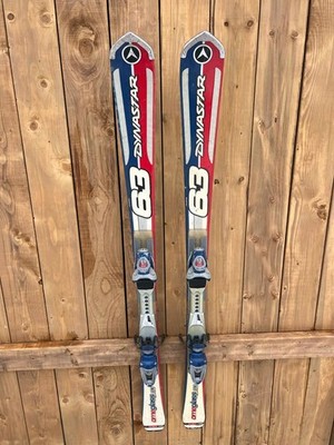 Alpine Downhill Snow Ski DYNASTAR 63 ONEGLASS 51'' Long Skis 140 cm with Bindings