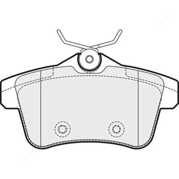 Juego de discos y pastillas de freno trasero azul Apec para Peugeot RCZ 1.6 2.0 (2010-2015) Foto 3 de 3