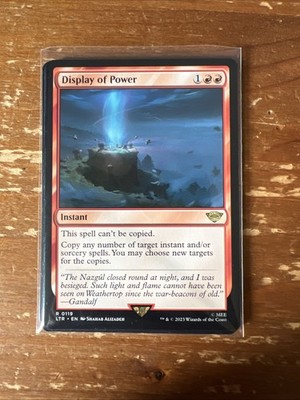 MTG | Display Of Power | Herr der Ringe Lotr | NM | EN