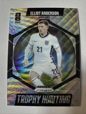 2026 Panini Prizm FIFA World Cup Trophy Hunting WAVE PRIZM #24 Elliot Anderson