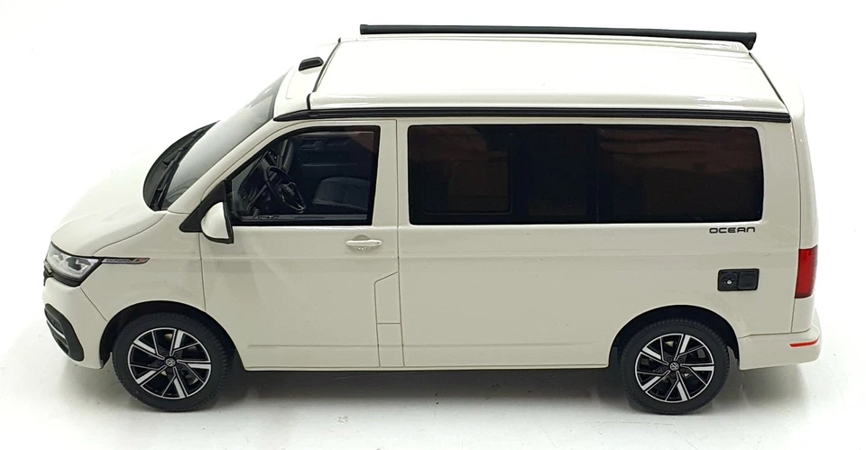 Modelos Otto escala 1/18 resina OT488 - Volkswagen T6.1 California Ocean - blanco Foto 4 de 4