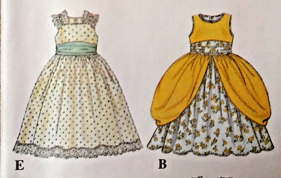 Child's Formal Dress Pattern Size 4 5 6 7 8  Simplicity 8953 Prom Party Wedding - Image 3 of 4